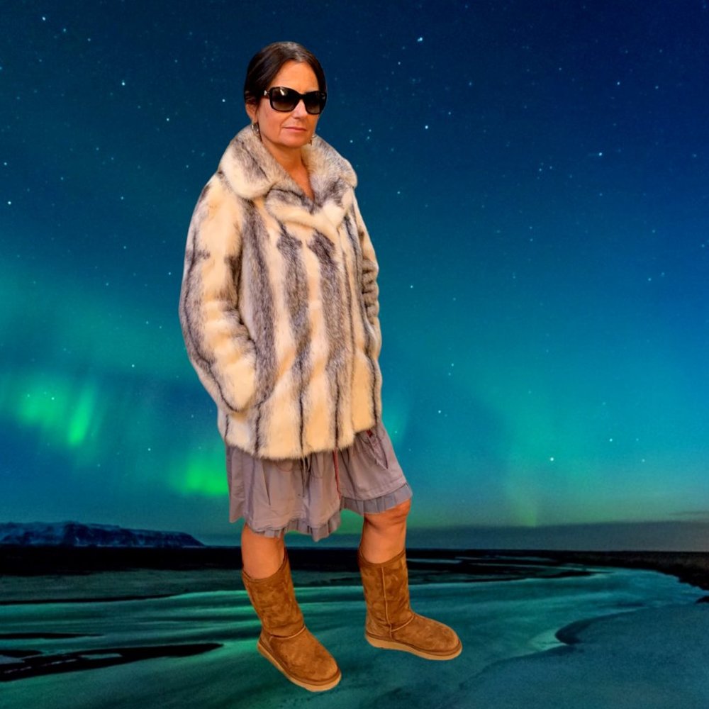 Philip Chin's Canada Fur Store Natural Mink Coat